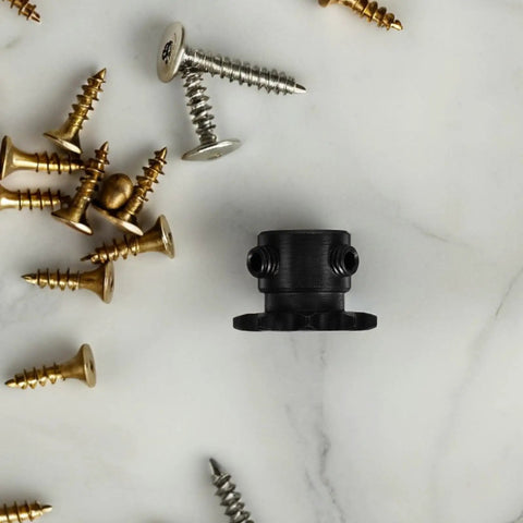 Robust 9 Tooth Single Strand Roller Chain Sprocket Made From Tough Carbon Steel For High Load Power Transmission, above screws.