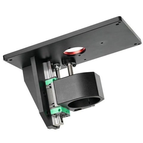 Rock Solid Router Table Insert Lift Plate With Bulletproof Stability And Dial In Height Control Heavy Duty Aluminum Alloy Mount.