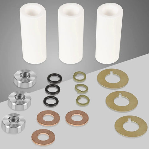 18mm Piston Kit Ceramic Plunger Repair Kit For AR Pump Series RK RKA RKV XRCA XRV XRCV includes components on display.