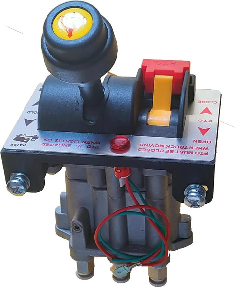 Pto Control Valve Dual Valve Air Kit For Heavy Duty Dump Truck Tipper Bed Lifter With Kickout Switch Pneumatic Cab Controls with lever and switches