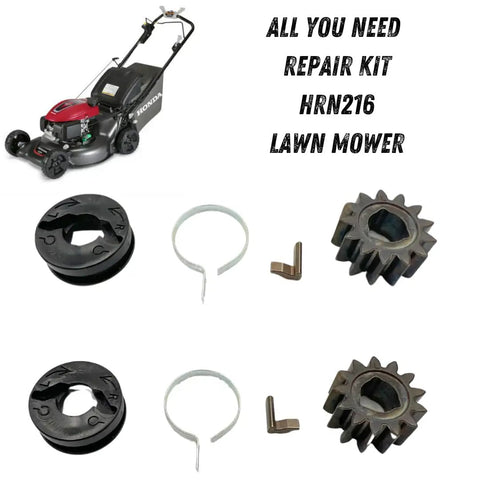 Tough Built Rear Wheel Service Kit Featuring Genuine Pinion Gears And Replacement Left Right Ratchets, includes gears and components for HRN216 lawn mower.
