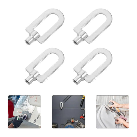 Pro Grade 10 Piece Auto Dent Repair Pull Ring Tool Kit Aluminum 4mm For Multi Model Compatibility With Dent Puller And Weld Tool Projects Sheet Metal Puller Kit Easy Setup And Versatile Automotive Body Repair, aluminum 4mm pull rings