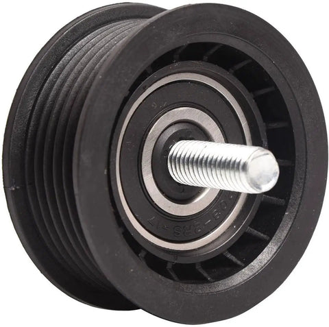 Top Rated Car Drive Belt Idler Pulley 25288-25001 features durable rubber and metal, designed for smooth vehicle operation.