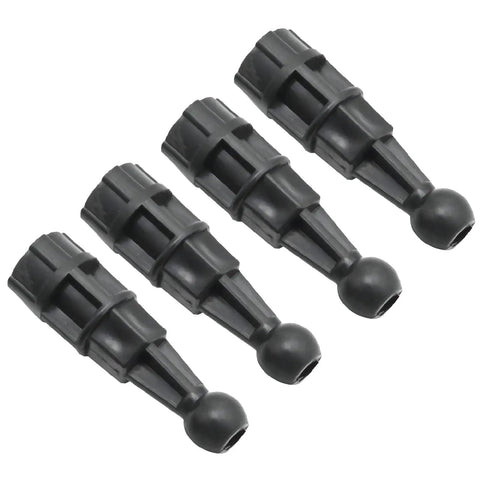 4 Piece Engine Cover Ball Stud Replacement Kit for Chrysler Sebring 200 300 Town and Country Dodge Avenger Charger Caliber Grand Caravan Jeep Compass Patriot 4891847AA 04891847AA, 4 black plastic studs
