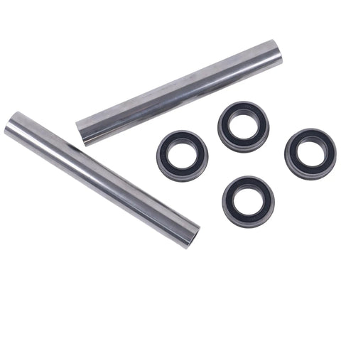 2X Stainless Steel Front Wheel Bushing To Bearing Conversion Kit With Axles For TimeCutter ZS5000 SS5000 MX5060 Mowers components.