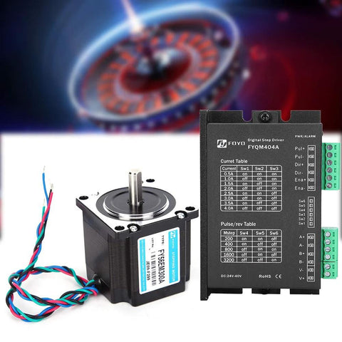 Nema 23 high torque stepper motor with digital driver for automation equipment and industrial precision motion control.