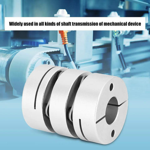 Aluminum alloy shaft coupling adapter (GL 39x50-16x16), motor connector sleeve for high-power pumps and fans