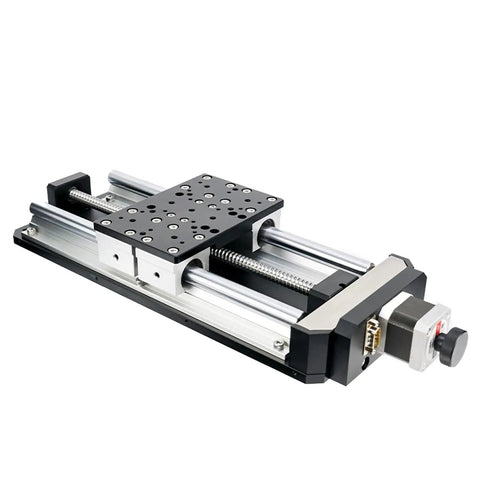 Top Shelf Motorized Linear Stage Delivering Smooth 500mm Travel Range With High Precision Ball Screw Electric Translating Platform.