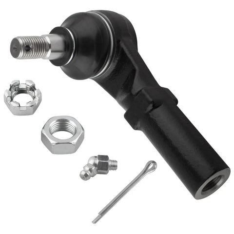 2 Piece Front Outer Tie Rod Ends Kit For Dodge Dakota 1997 To 1999 2WD And Dodge Durango 1999 2WD Replacement ES3399 Auto Steering Tie Rod End Set, black steel