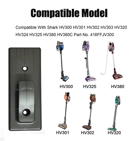Wall Mount Hanger Hook For Vacuum Models HV300 HV301 HV302 HV303 HV320 Compatible with listed Shark vacuums