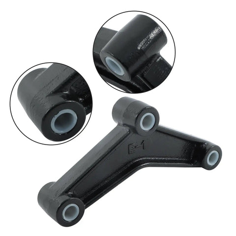 Beefed Up Heavy Duty Double Eye Spring Tandem Trailer Axle Suspension Kit with triangle equalizers and bushings