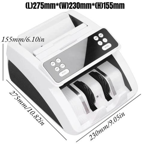 Ultra Fast Money Counter Time Saver For Mixed Denominations And Multi Currency Value Counting, Bills Counter Machine With Print Reports