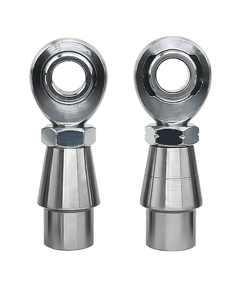 Heavy Duty 5/8 Inch Heim Joints Rod End Kit Built Damn Tough With Hard Chrome Plated Chromoly Steel, showing chrome rod ends.