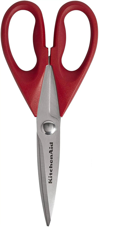 Top Shelf All Purpose Kitchen Shears With Protective Sheath Ridiculously Sharp Stainless Steel Blades Dishwasher Safe Cozy Comfort Grip.