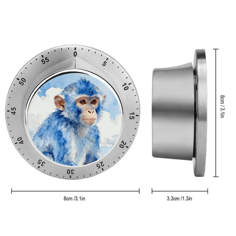 Durable Stainless Steel Multi Function Kitchen Timer With Rotating Dial And Countdown Indicator For Cooking And Baking