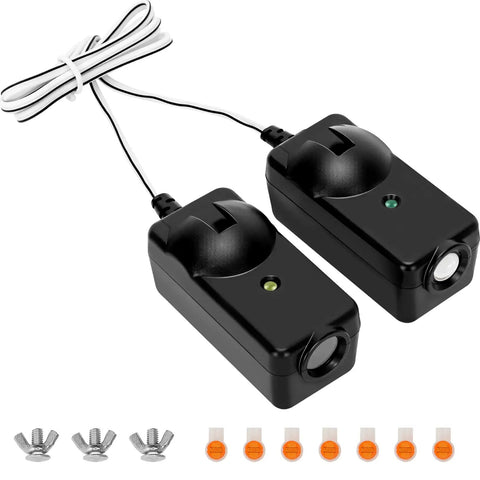Universal Garage Door Safety Sensor Kit Replacement for Craftsman Chamberlain LiftMaster Openers Made After 1997 Easy Install