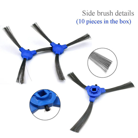 Close-up of 24 Pack Replacement Parts Kit For Eufy RoboVac 11S 12 30C 15T 15C 25C 35C 39C Includes side brushes detail