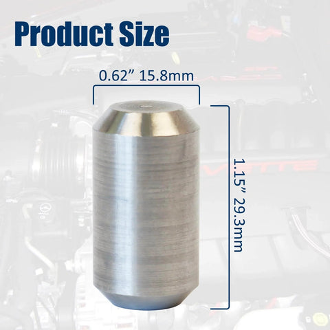 Two Piece Bellhousing Alignment Dowel Pins Set For LS LT Small Block And Big Block V8 Engines, Size: Ø0.620 in x 1.150 in