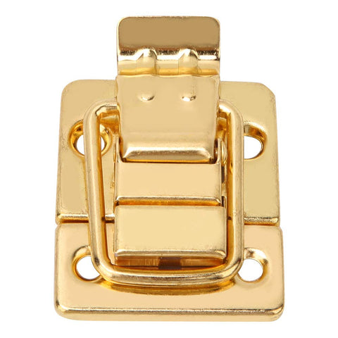 Gold Finish Stainless Steel Toggle Latch Kit 10 Pack For Boxes Jewelry Boxes Suitcases And Lids, front view