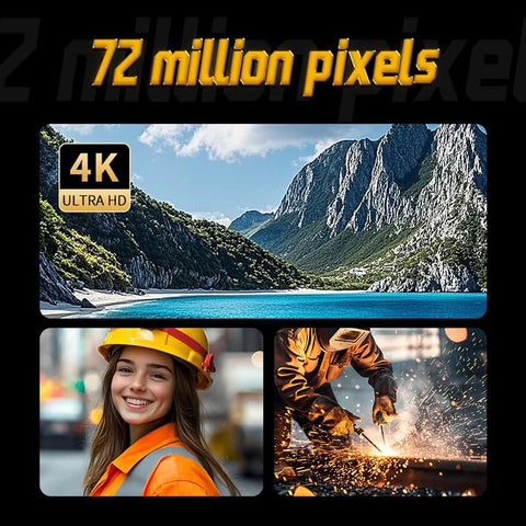 Industrial 4K image showcasing the quality and 72MP capability of intrinsically safe 4K camera in harsh environments with explosion-proof features.