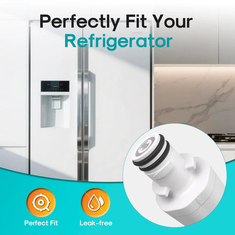 Replacement Refrigerator Water Filter 3 Pack NSF ANSI 401 Certified For Kenmore Elite LT1000P LT1000PC LT1000 And ADQ747935 Series image