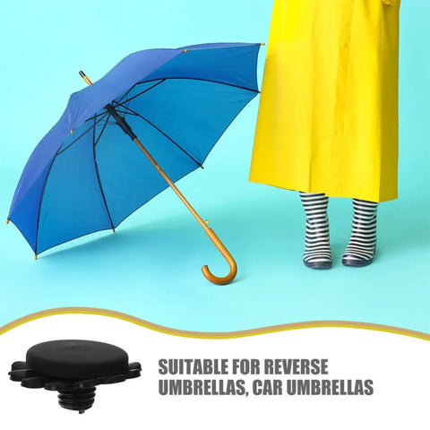 Deck Out Your Patio Setup With Slick Patio Umbrella Tip Caps And Canopy Protectors As Tough Replacement Parts For A Quick Repair Job And Scratch Shielding Using Heavy Duty Rubber Cushion Inserts To Keep Your Garden Gear Looking Fine All Season Long, featuring a blue umbrella and black rubber tip guard.