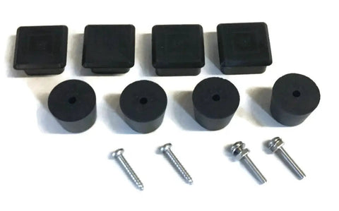 Jeep Spare Tire Carrier Plug And Bumper Kit For CJ7 CJ8 Willys Scrambler And Wrangler 1976-1986 with rubber bumpers and screws
