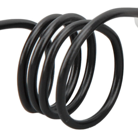 Close-up view of Heavy Duty PV2 And PV4 Brake Proportioning Valve Wire Connector Quick Swap Replacement, coiled black wire.