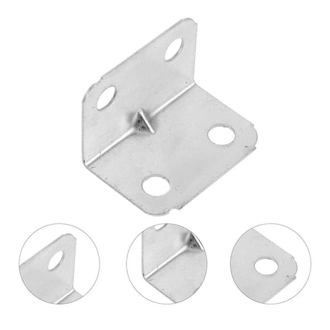 Beefy Heavy Duty Steel Shelf Brackets Right Angle Corner Braces L Shape, close-up of cold rolled steel construction