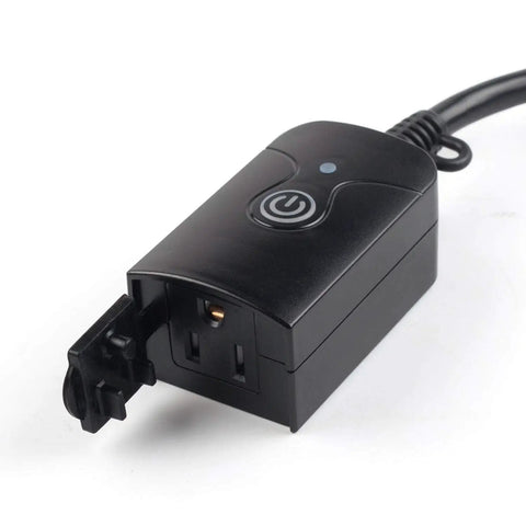 Outdoor Smart Plug With WiFi Remote App Control Alexa And Google Assistant Voice Control Weatherproof ETL Listed 2 4 GHz WiFi