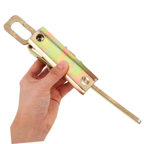 Hand holding Heavy Duty Toggle Clamp Latch For Truck Bed And Tool Box Adjustable Metal Spring Hasp