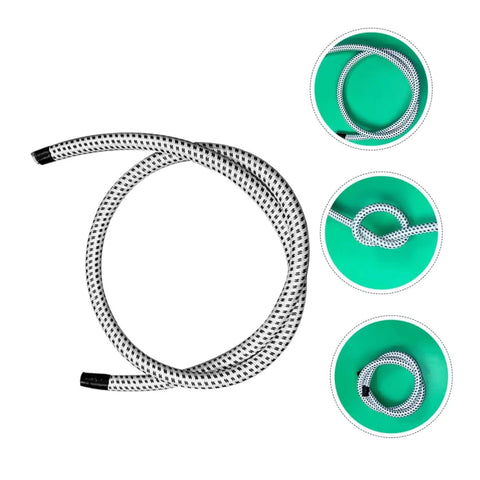 High Temperature Steamer Hose Replacement for All Steam Irons, flexible PVC and nylon tube, durable and easy install, top view