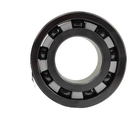 Premium Grade All Ceramic Silicon Nitride Deep Groove Ball Bearings Built Tough 6800 To 6806 Model Range, detailed view of bearing.