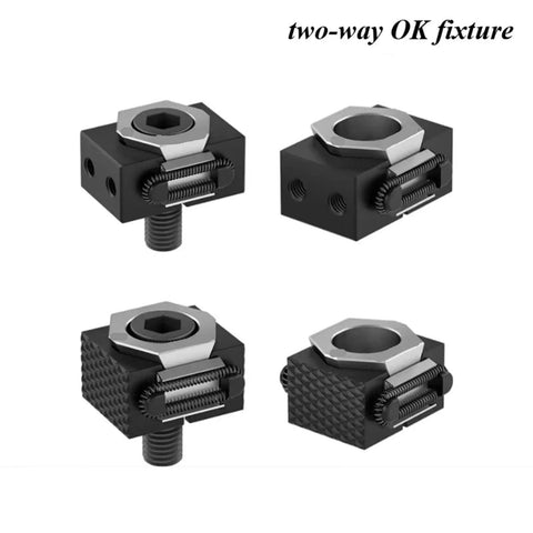Get Your Hands On These Sick 2Pc Precision Vises For M6 M8 M10 And M12 Bolts. Two-way OK fixtures for precise hold in workshop.