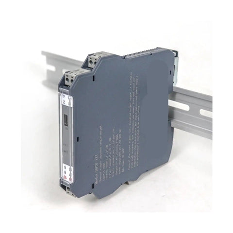 Robust 220V Power Supply Signal Conditioner Featuring Dual Channel 4 To 20ma Isolator Converter for industrial control setup.