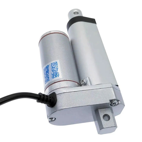 Heavy Duty Dc Linear Actuator 12V 24V Electric Motor with silver housing, wiring, and rod for reliable window automation.