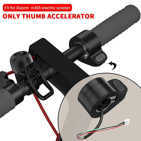 Thumb Throttle For Electric Scooter High Sensitivity Accelerator Replacement Part Easy Install And Smooth Responsive Control for M365