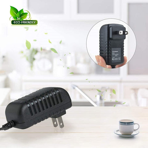 AC DC Adapter Replacement For Williams Rhapsody 2 Digital Piano Power Supply Cord on kitchen counter