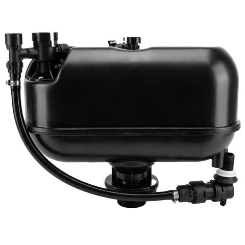 Beefy 1.1 GPF Pressure Assisted Flush System Replacement Kit With Single Control For American Standard Zurn Gerber Crane Toilets Black Finish