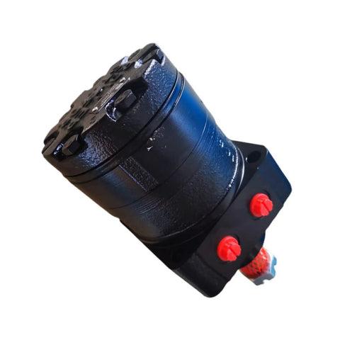 Straight Shot T108663GT Drive Motor Replacement Workhorse For Genie GS 4047 Scissor Lift 22.9 CI/Rev with black finish.