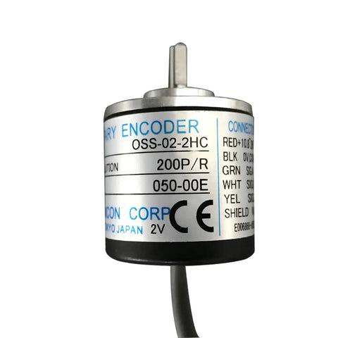 30mm Mini Optical Incremental Encoder With ABZ Phase Open Collector Output Solid Shaft 500 Ppr Pro Grade Build For CNC Robotics And Motion Control, OSS-02-2HC