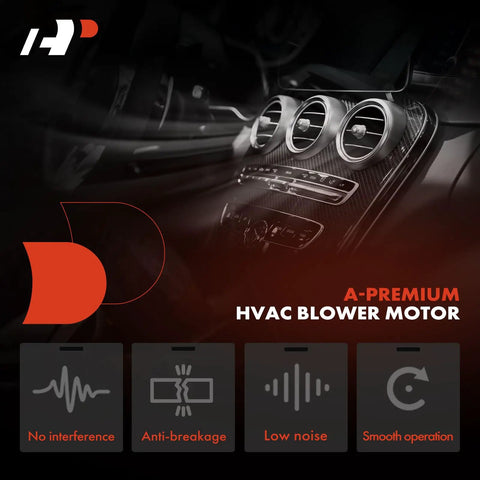 Front Hvac Heater Blower Motor With Fan Cage For Buick Enclave Cadillac Xt5 Xt6 Chevrolet Blazer Traverse Gmc Acadia, sleek interior view.