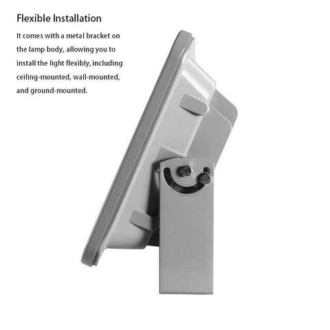 Top Shelf 10 Pack 1000W Led Flood Lights Ip65 Waterproof Outdoor Security Wall Lamps 6000K Daylight White heavy-duty bracket installation