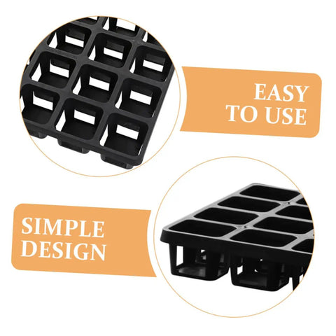 Space Saving Nursery Pot Brackets For Germination Trays, Easy Transplanting, Home Garden Greenhouse Organizer For Starting Vegetables, Flowers, And Saplings, A Real Must Have For Busy Gardeners With Small Yards