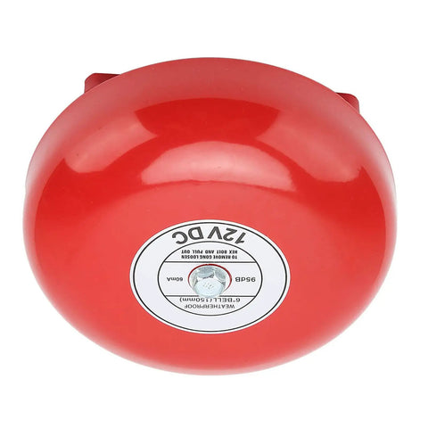 Features 120 VAC Or 12 V Compatibility While Delivering Kickin Security Audible Alerts Through Badass Stainless Steel Internal Strike Electric Bell With Pure Copper Core Durability, red wired electric bell.