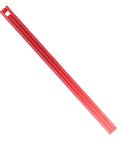 Adjustable Aluminum Router Template And Sturdy Guide Rail Rig, red alloy track for precise cuts in woodworking.