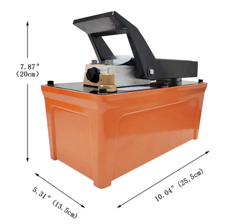 Beast Of A Car Frame Repair Machine With Puller And Straightener For Auto Body Restoration, 10 Ton Capacity base unit in orange