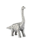 Apatosaurus Tape Measure From Saurus Collection Pewter Hand Finished Dinosaur Themed Pocket Ruler Built In Tin Alloy Durable Craft Tool