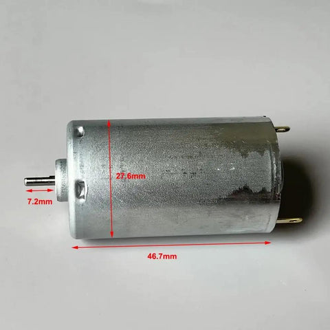 BHBHCPZGR 28Mm Dc 12V Electronic Starter Motor For Sweeping Machine Robot Vacuum Cleaner, 46.7mm size, metal body.