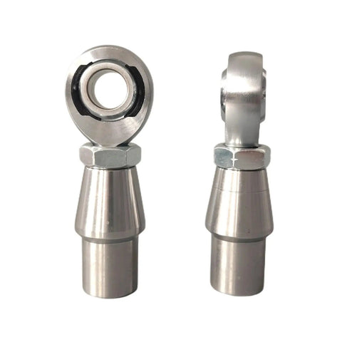 Heavy Duty Heim Joint Kit Featuring 5/8-18 Chromoly Rod End Bearings With Zinc Plated Jam Nuts For Suspension Linkage And Panhard Rods Shop Grade Hardware Built Different For Rugged Mud Crawls And Trail Ready Setup Set Of Two, showing two rod end bearings.